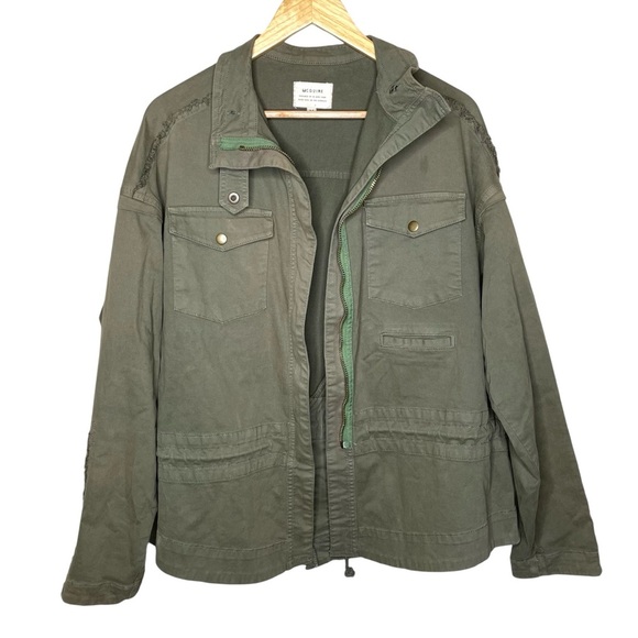 McGuire Denim Army Green Jacket Medium - Picture 4 of 14
